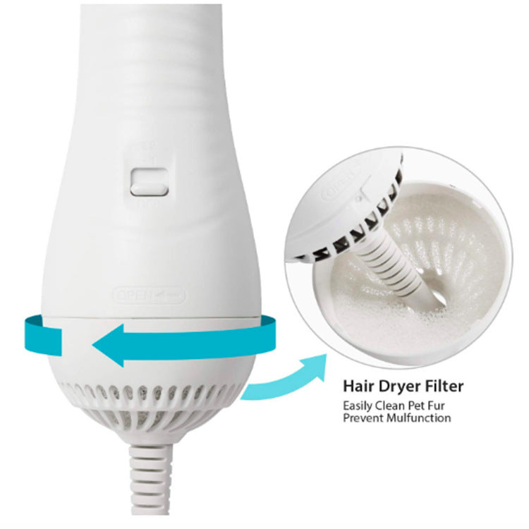 2-in-1 Dog Hair Dryer Brush