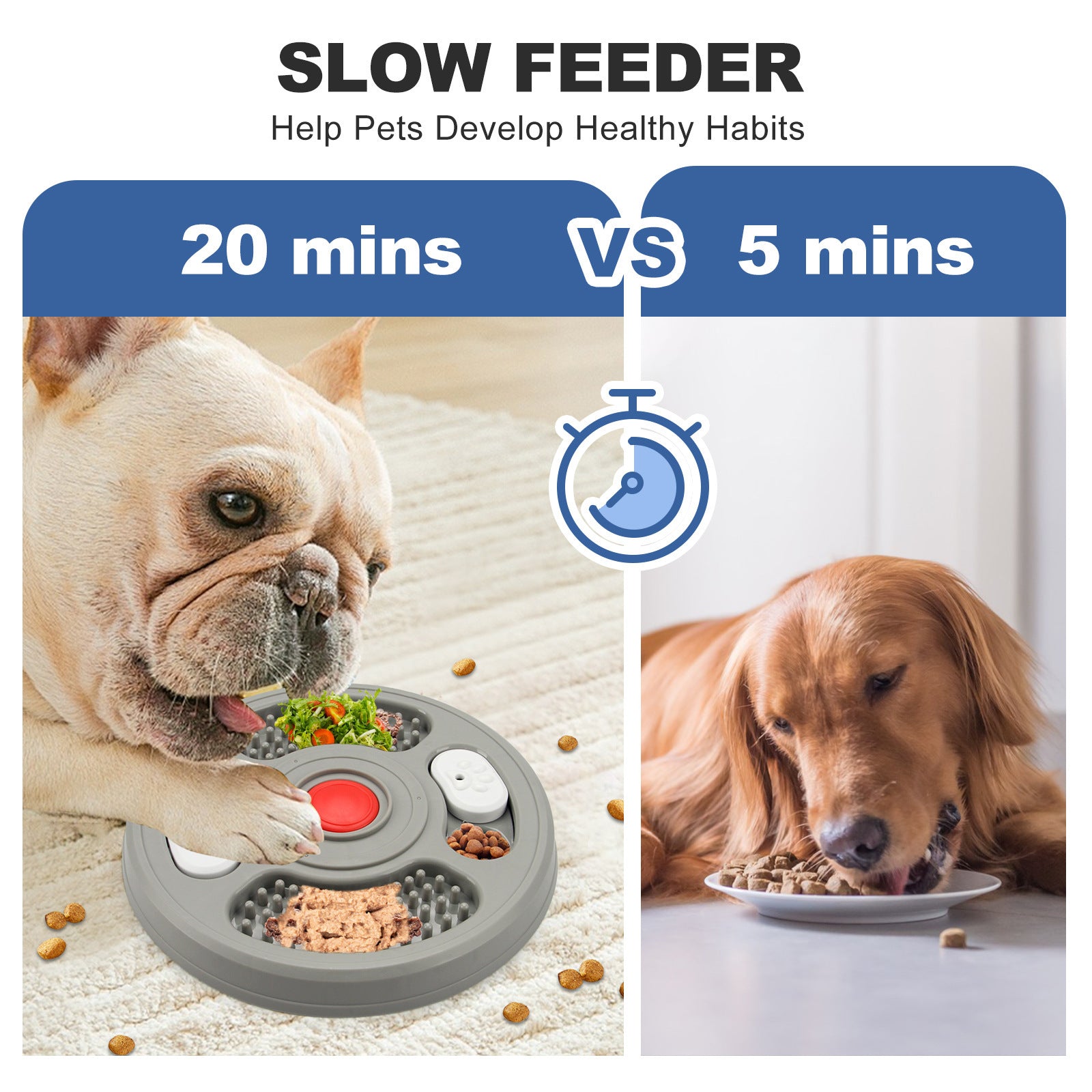 Anti-Slip Slow Feeder Puzzle