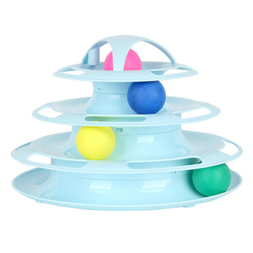 Multi-Level Cat Tower Track