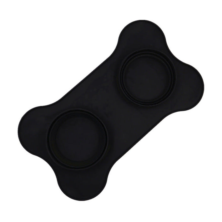 Silicone Pet Double Bowl Mat
