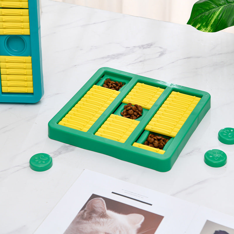 Rotating Slow Pet Feeder Pad