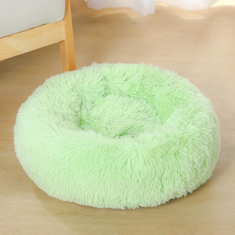 Soft Fluffy Dog Donut Bed