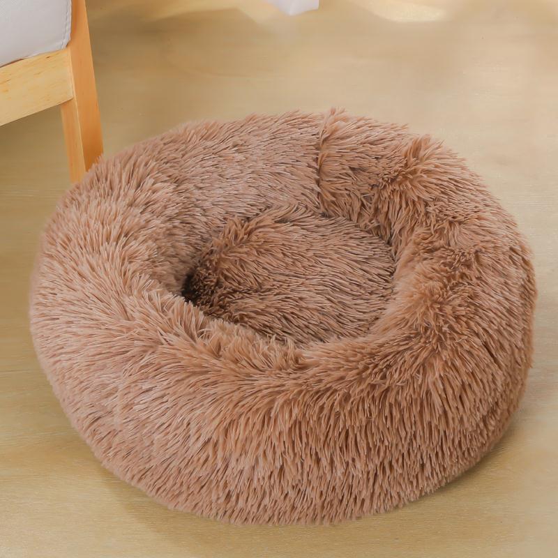 Soft Fluffy Dog Donut Bed