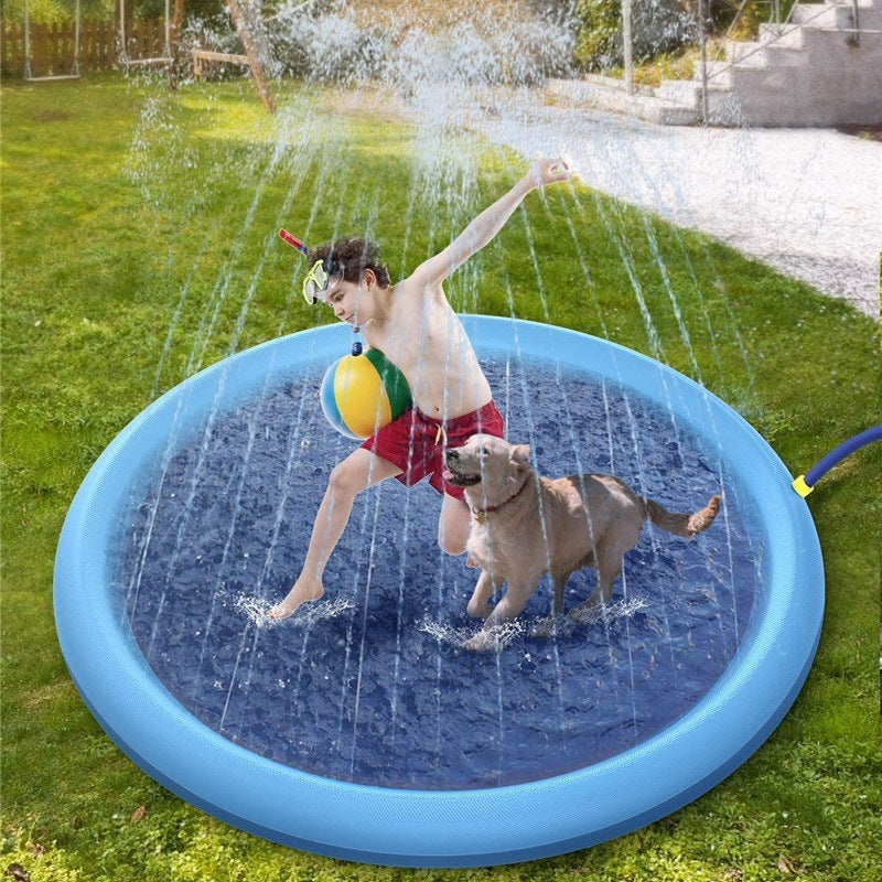 Water Splash Sprinkler Dog Mat