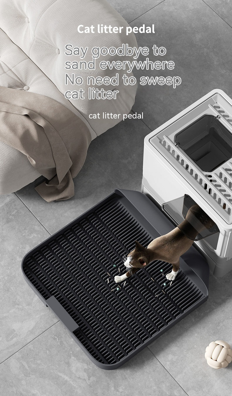 Cat Litter Box Pedal Mat