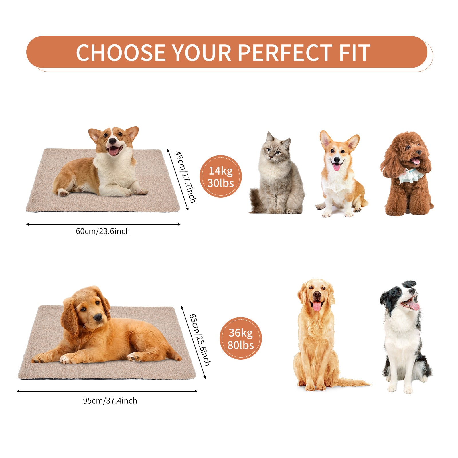 Self-Heating Winter Pet Mat