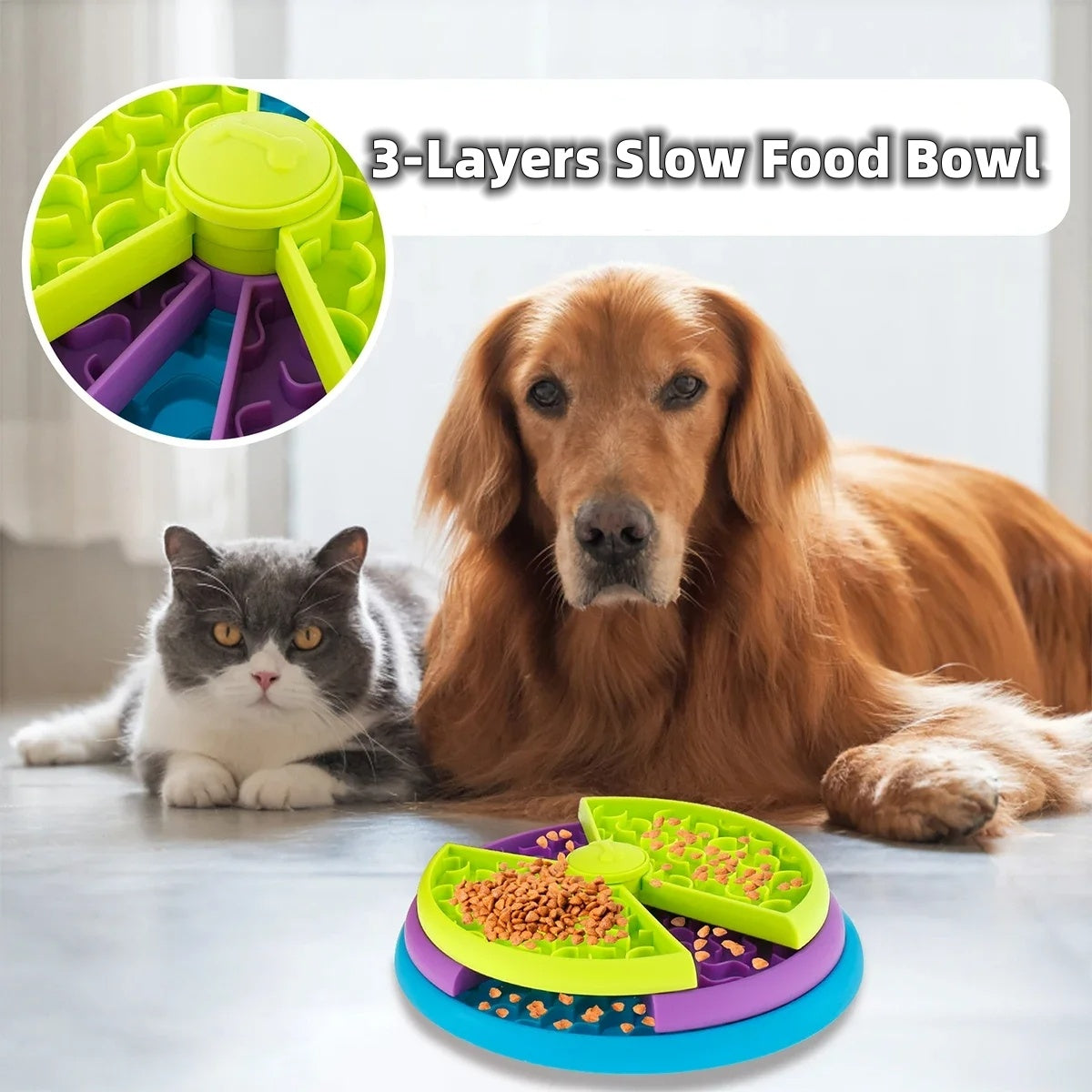 Anti-Choking Puzzle Feeder