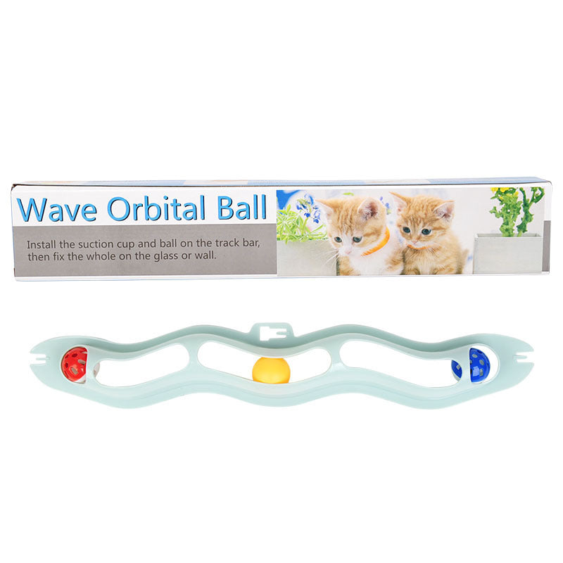 Window Sucker Cat Ball Toy