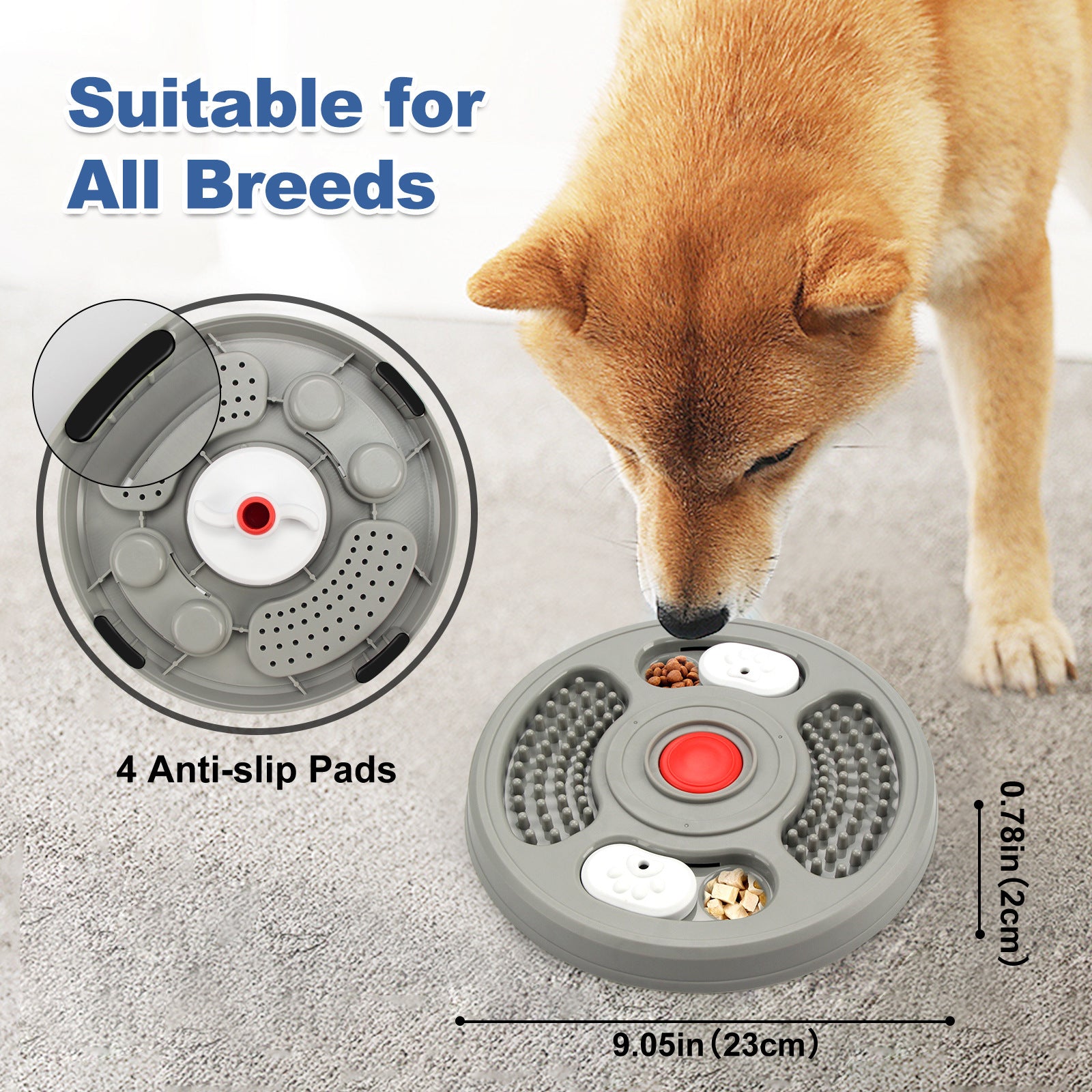 Anti-Slip Slow Feeder Puzzle