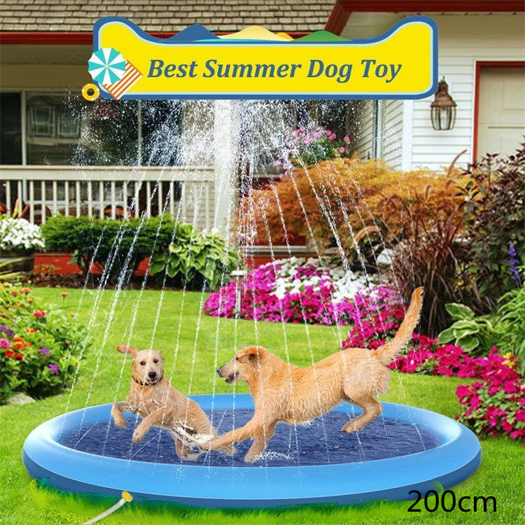Water Splash Sprinkler Dog Mat