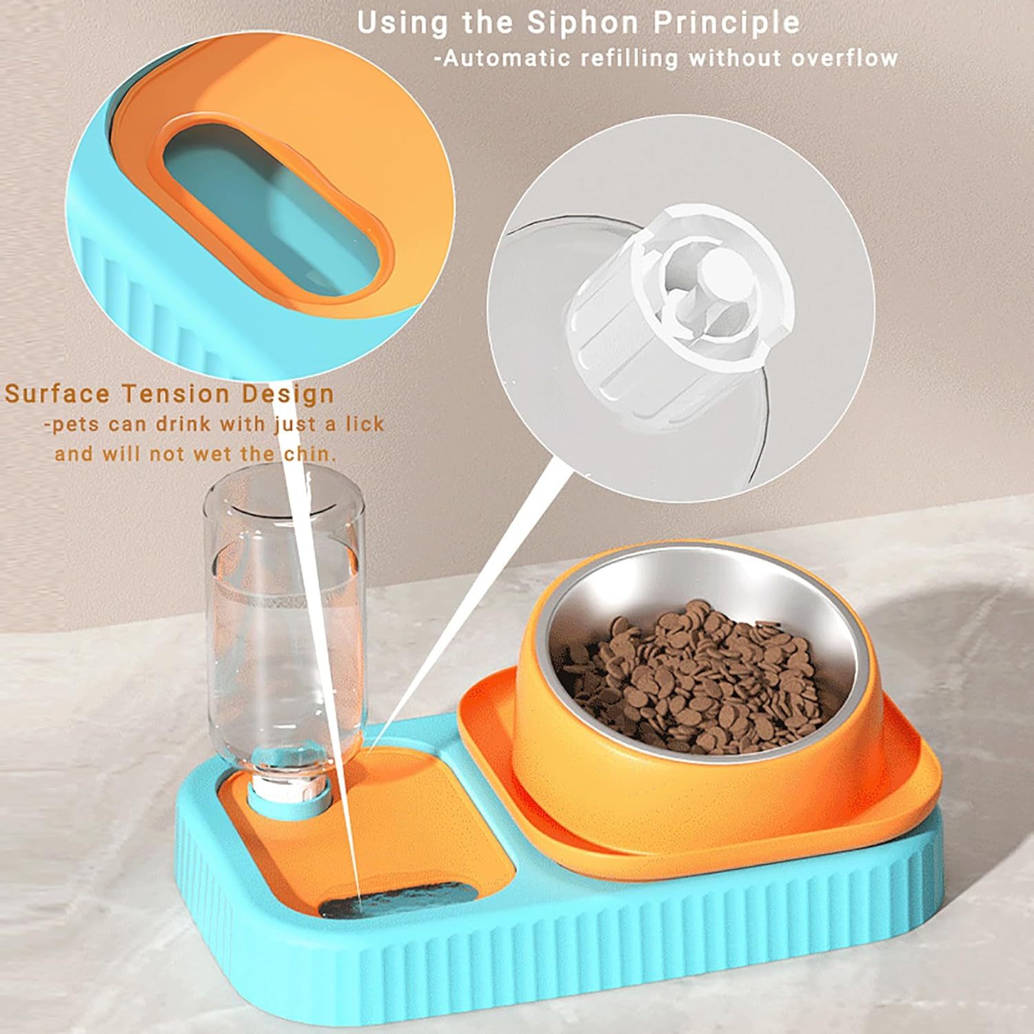 Raised Double Feeder Set