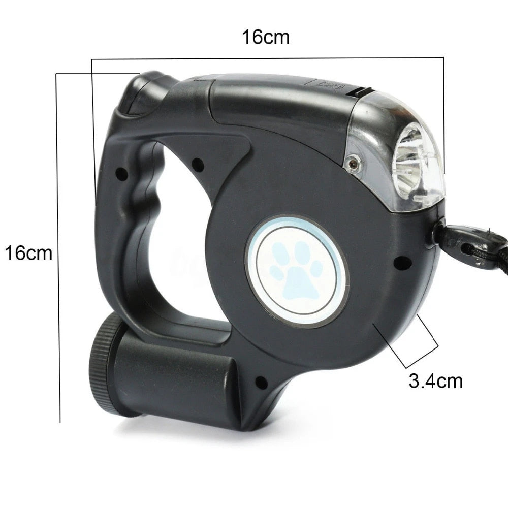 LED Retractable Dog Leash