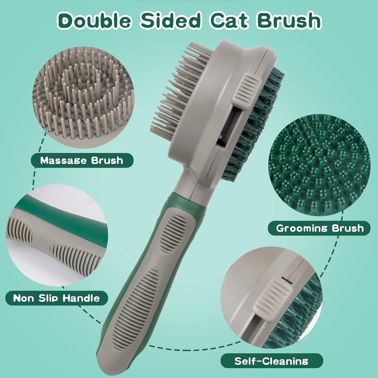 Self-Cleaning Pet Hair Brush