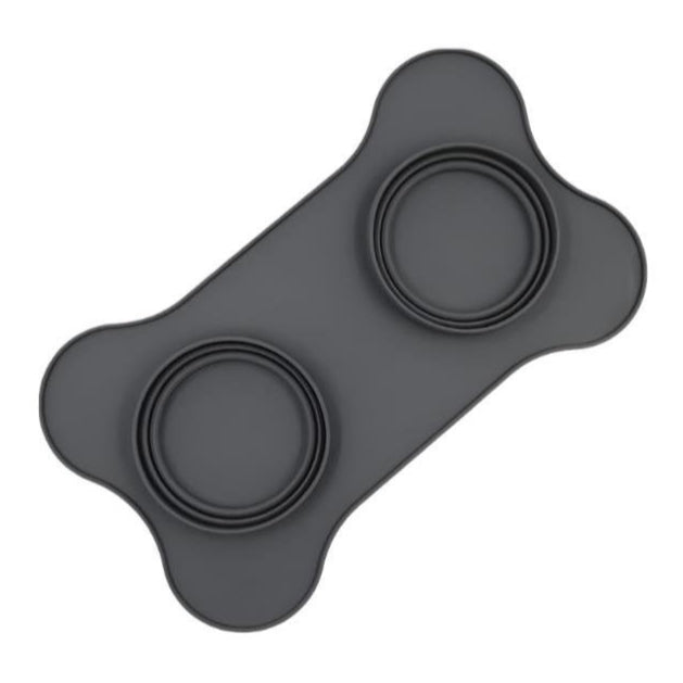 Silicone Pet Double Bowl Mat