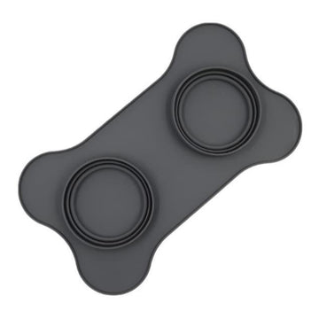 Silicone Pet Double Bowl Mat