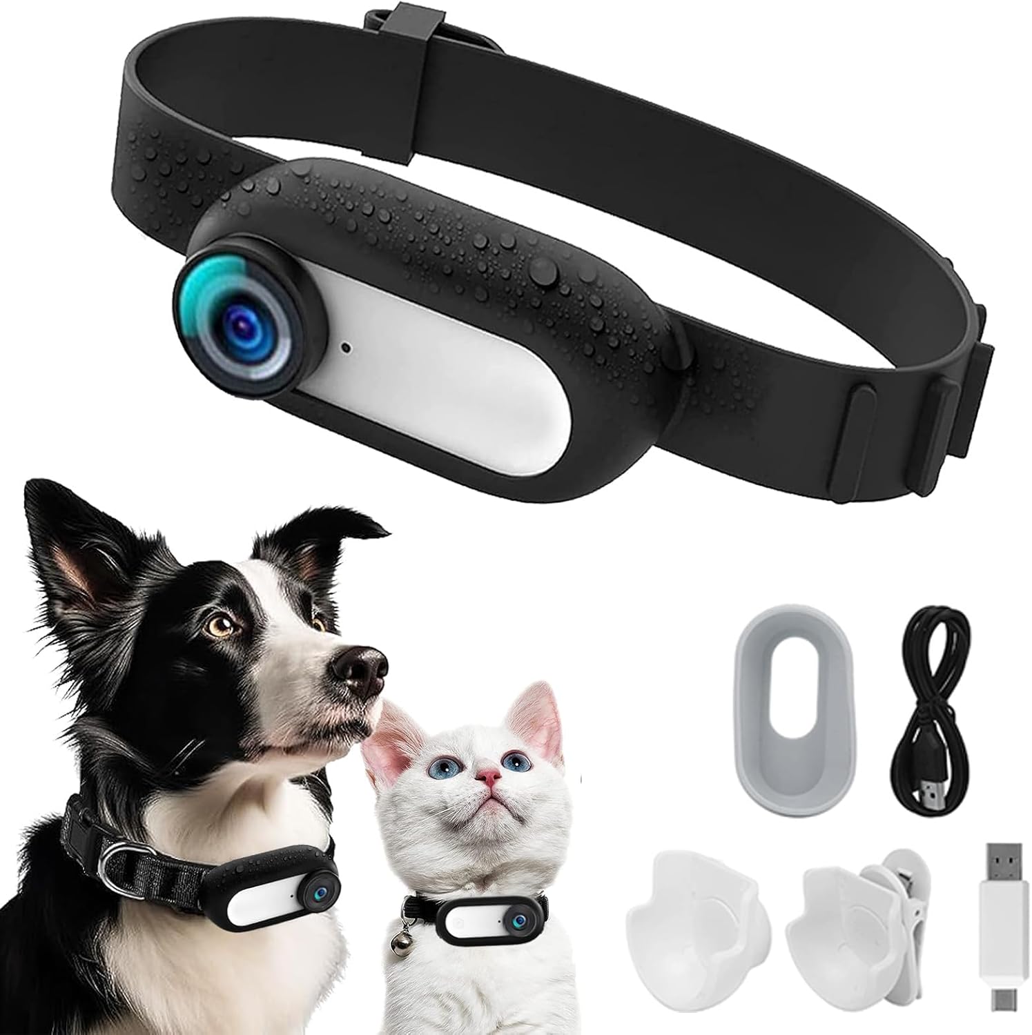 Wireless Pet Collar Camera
