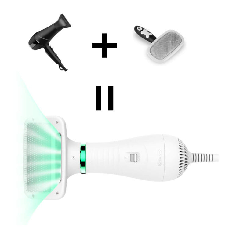 2-in-1 Dog Hair Dryer Brush