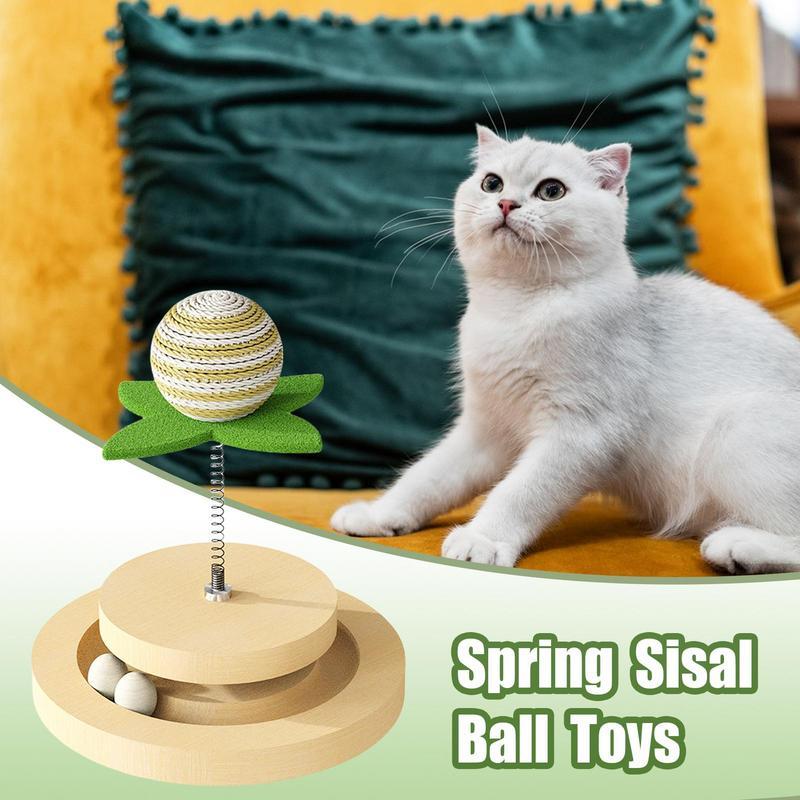 Spring Sisal Cat Scratching Ball