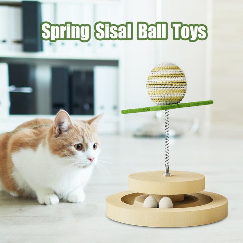 Spring Sisal Cat Scratching Ball